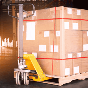 An image of a pallet delivery