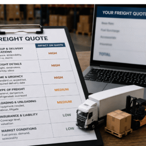 Interstate freight quote